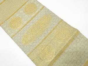 リサイクル　未使用品　華紋模様織出し袋帯